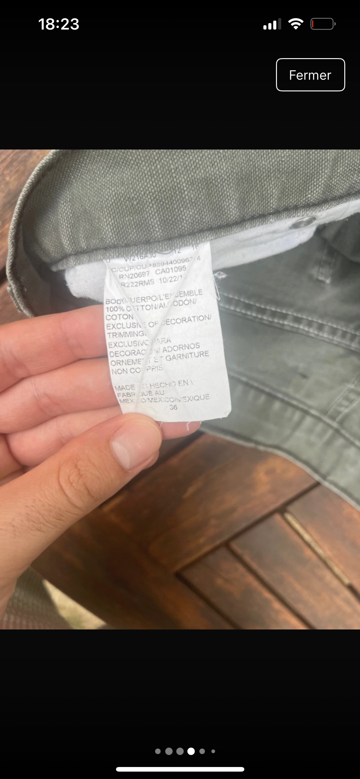 Short dickies kaki