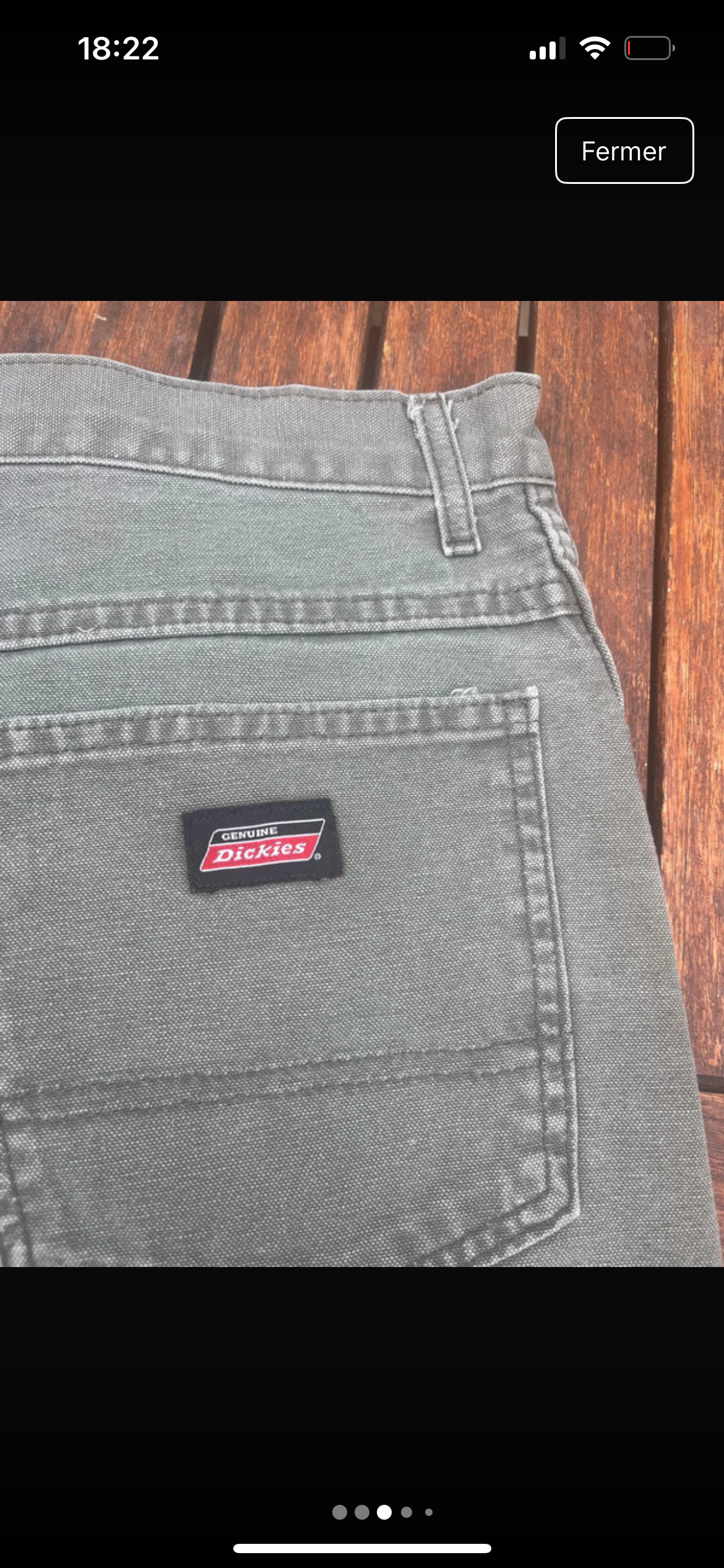 Short dickies kaki